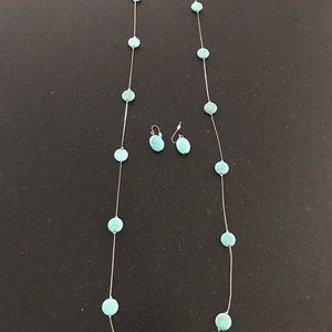 Necklace and earrings set